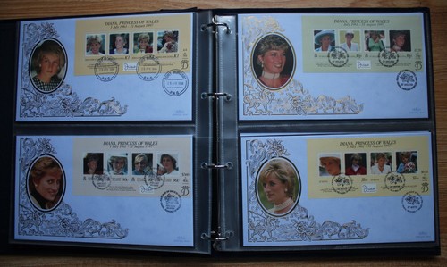 DIANA PRINZESSIN VON WALES COMMONEALTH COVER SAMMLUNG VON BENHAM L/ED VON 1500 - Bild 9 von 15