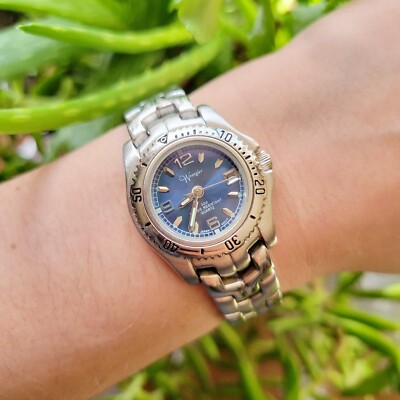 Wrangler Quartz Vintage Silver Watch!! Vintage Wrangler Watch Womens Silver Tone Stainless Steel  main image 2