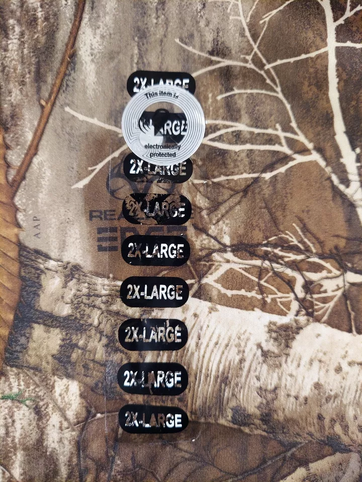 Realtree Edge By Staghorn Creek 2X Short Sleeve Polyester Camo Shirt NEW - Image 4 of 4