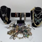 Bulk Bundle Vtg to Now Costume Wear/RepurposeFashion Women Jewelry Grab Bag 5 Lb