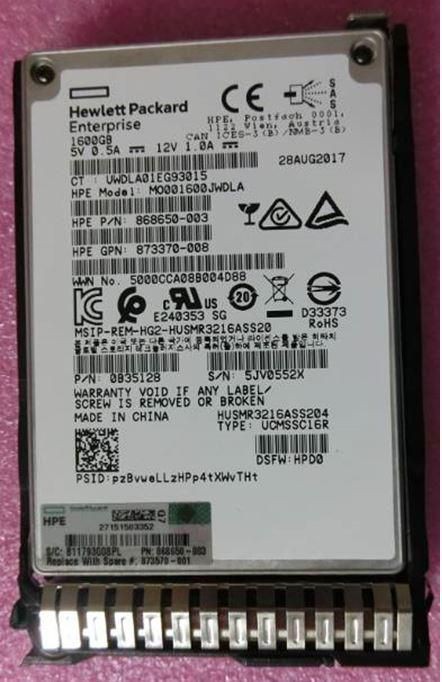 Hpe 1.6 Ss 12G Sff Sc Ds Mu Ssd - Image 3