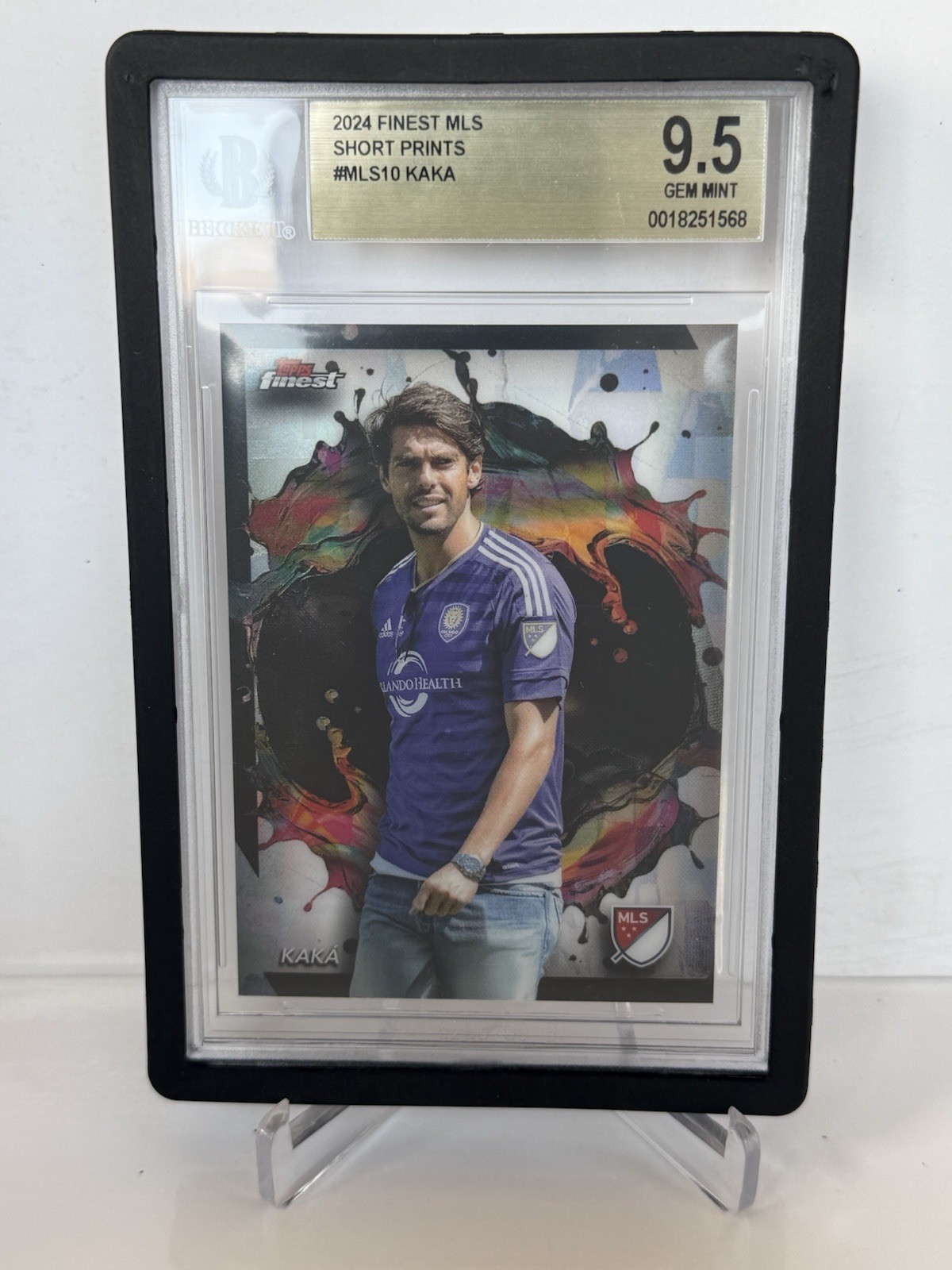 Kaka #MLS-10 Soccer Cards 2024 Topps Finest MLS Short Print trading card — raw and PSA graded price guide