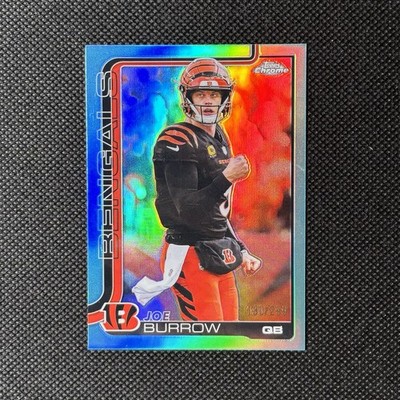 Topps 2025 Chrome Joe Burrow Bengals #61 Teal Refractor /299