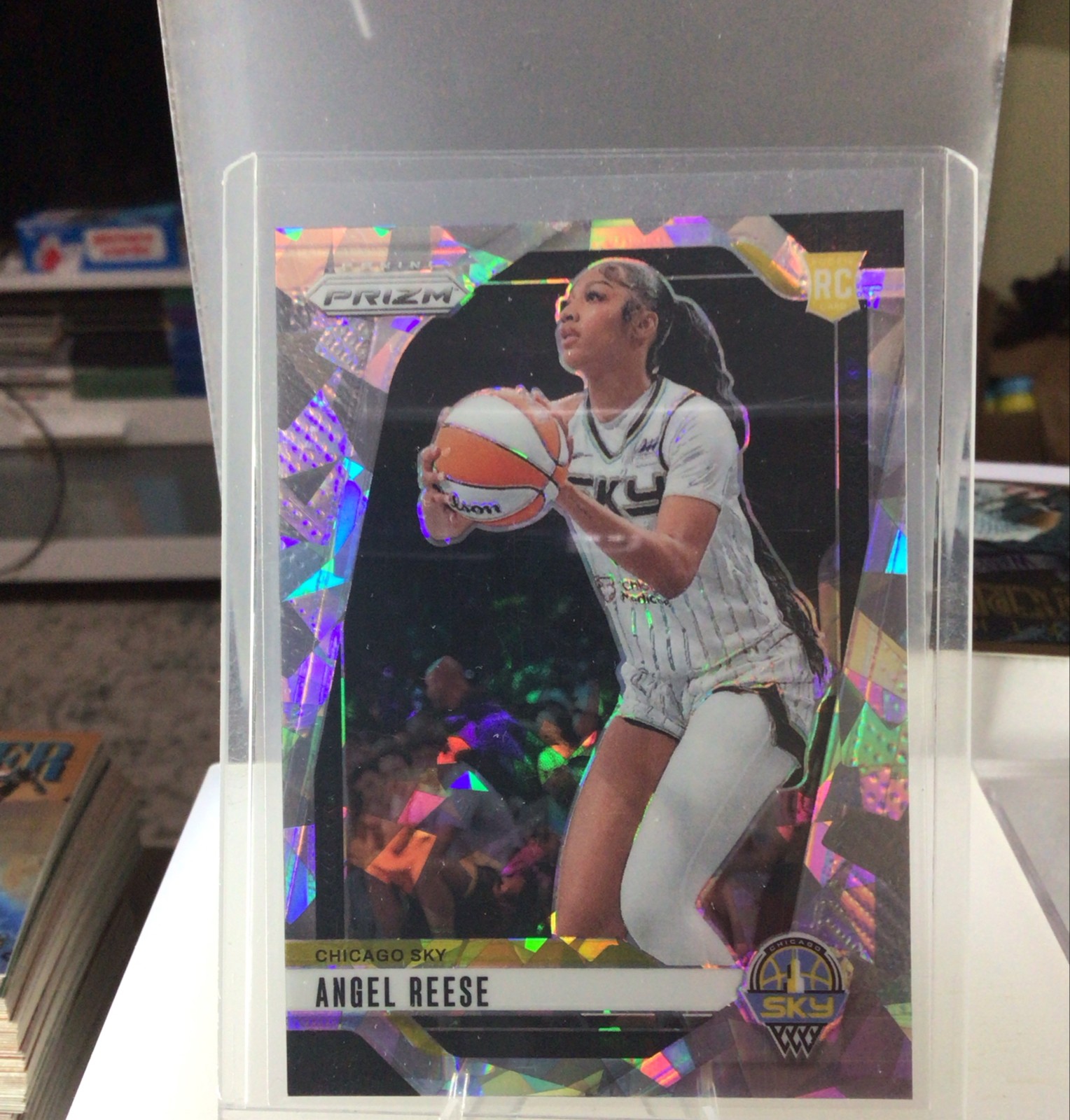 2024 Panini Prizm WNBA - Angel Reese #10 Ice Prizm (RC)