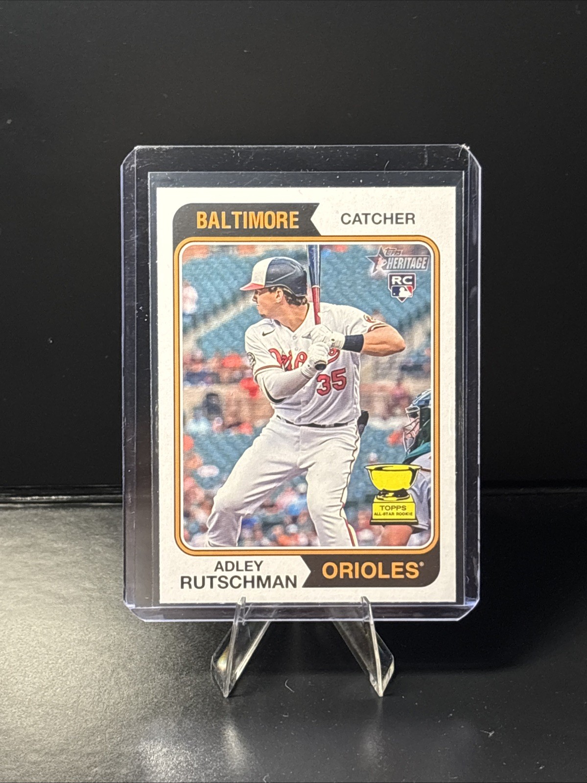 2023 Topps Heritage - Adley Rutschman #7 (RC) All Star Rookie Cup