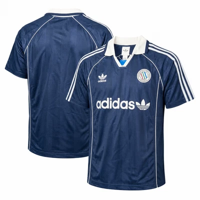 adidas Originals Soccer Jersey SS KC0127 Mens Deep Indigo Blue Short Sleeve BNWT - Image 1 of 4