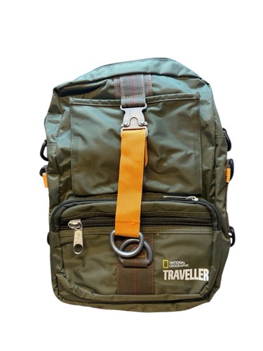 National Geographic Traveller Shoulder Bag Tactical Olive Green Nylon Crossbody