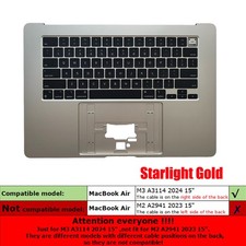 For Apple MacBook Air 15 M3 A3114 2024 Keyboa...