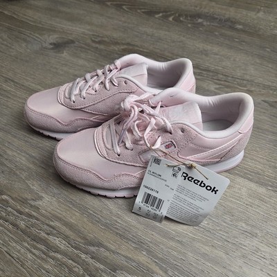 Reebok Classic Nylon ''Frosted Berry'' Big Kid's Shoe Size 5 USA NEW - 100226178 