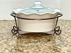 VTG Anchor Hocking Home Collection 9.5 Casserole Dish with Rack No Chips/ Cracks
