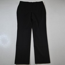 Ann Taylor 4 Black Mid Rise Straight Dress Womens Pants