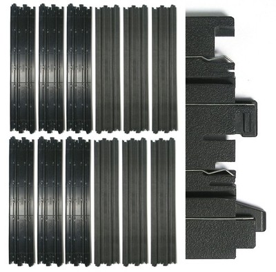 12pc NEW 2026 TOMY AFX 15'' STRAIGHT TRACK 503346 381mm HO Slot Car 16 Feet!