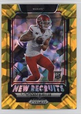 2025 Panini Prizm Draft Picks New Recruits Gold Ice Tetairoa McMillan #11 19b1