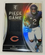 2024 Panini Totally Certified Piece Of The Game DJ Moore #POTG-DME NFL Bears