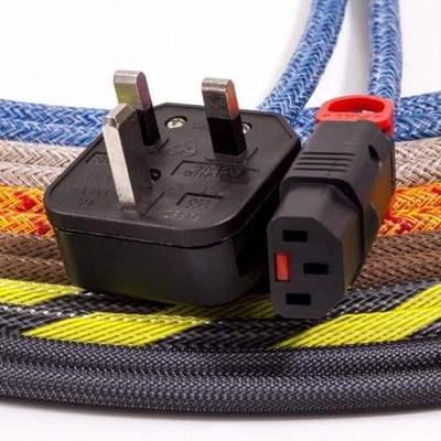 Audiophile UK Mains Plug to Locking C13. TRUE 13amp Cable