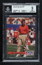 1992 Pro Set Mobil FACT Bill Belichick #144 BGS 9 MINT 0q3