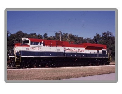 FLORIDA EAST COAST DIESEL RailRoad Train Refrigerator / Fridge / Tool Box Magnet