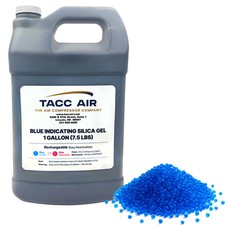 1 Gallon Desiccant Blue Indicating Silica Gel Dry Air Beads 7.5 LBS 3-5 MM