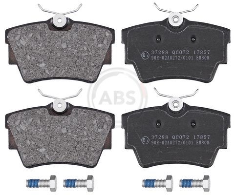 Bremsbelagsatz Scheibenbremse Hinten ABS 37288 FÜR Fiat BremsbelÄGe Belagsatz-image