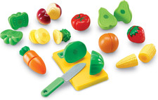 Pretend  Play Fruit, Cutting Fruits and Veggies Toy, Kids Play Food, Plastic Fr