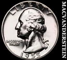 1955 Washington Quarter- Choice Gem Proof++++ Luster No Reserve #i8617