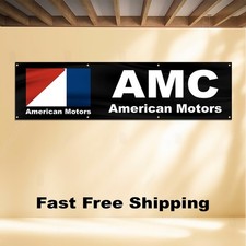 Amc 2x8 Banner Flag American Motors Amc 2x8 Banner Flag American Motors