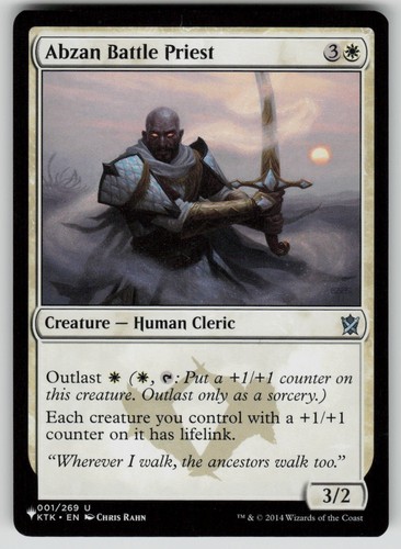 Abzan Battle Priest 001/269 The List