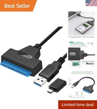 High-Speed USB to SATA Adapter Cable for 2.5" HDD/SSD - 6Gbps Transfer