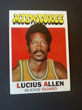 1971-72 Topps Basketball #27 Lucius Allen EX+ Milwaukee Bucks UCLA Set Break