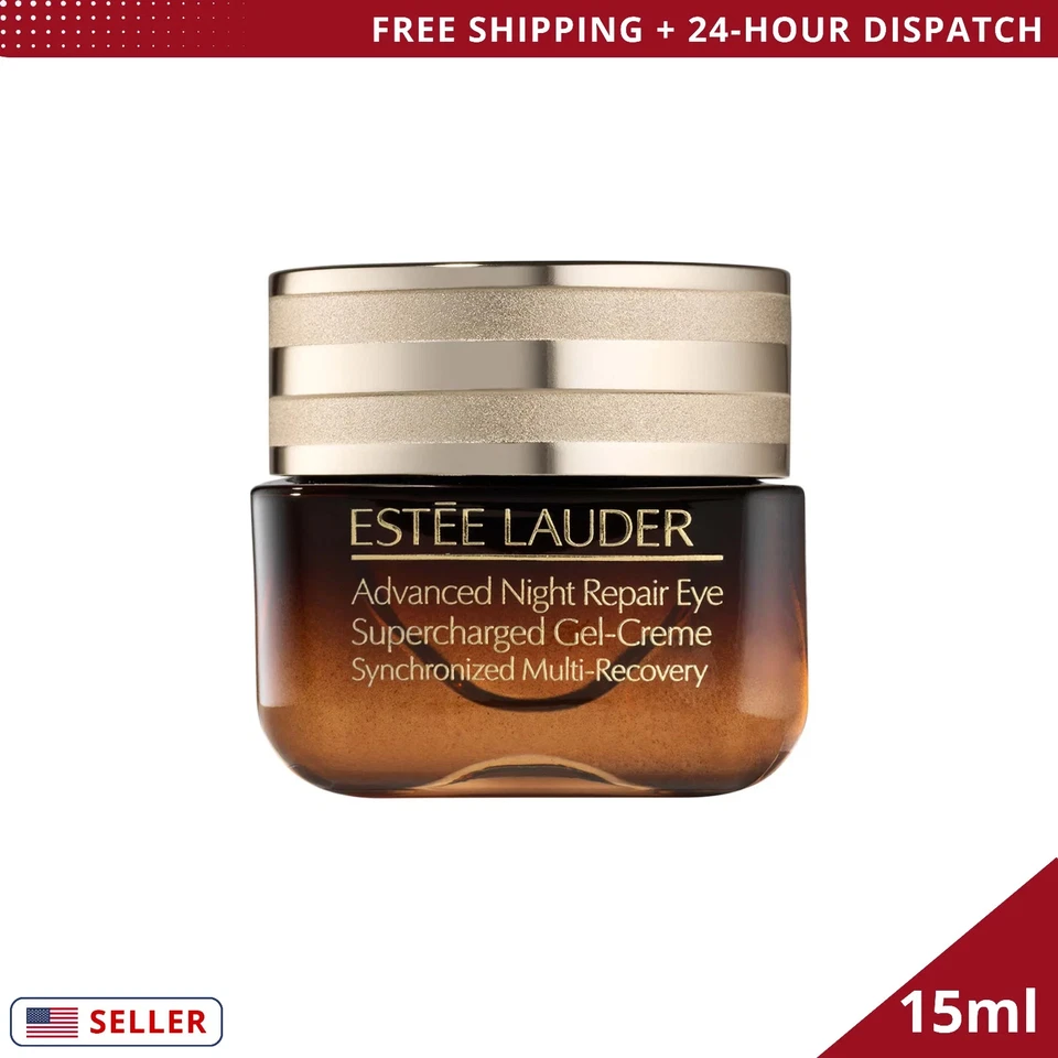 Gel-crema sobrecargada Advanced Night Repair Estée Lauder Eye 0,5 oz (15 ml) Foto 3 de 3