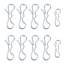 10 Pcs Stainless Steel Bow Tie Lock Cotter Pin Deck Clip Set Assortment