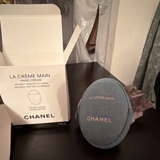 CHANEL La Cr me Main Hand Cream Limited Edition 1.7 fl oz Denim Pouch