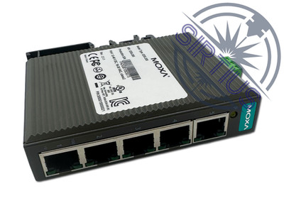 5-Port Unmanaged Ethernet Switch - MOXA EDS-205, 5-Port RJ45, 12-48VDC/18-30VAC