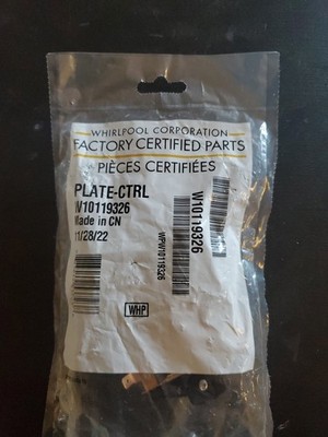 Factory certified Whirlpool corporation plate control 10119326