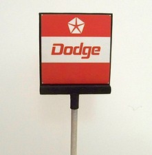 1/18, 1/24 Scale Vintage Dodge 2-Sided Dealer Sign