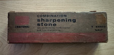 Vintage Craftsman No. #64402 COMBO Sharpening Stone In Original Box