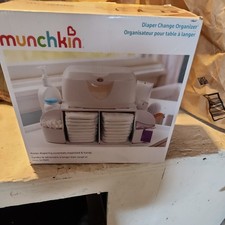 Munchkin Diaper Change Organizer White New in Box