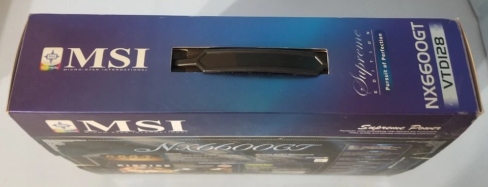 MSI NVIDIA GeForce NX6600GT 128MB DD3 AGP RIDDICK VIVO Edition Video Card - Image 4 of 4