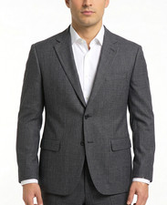 CORNELIANI Blazer Jacket Men Size 54 Made in ITALY Wool Silk Linen