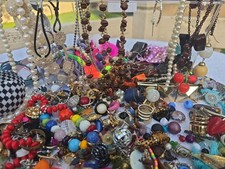 5+Lb Large Lot Of Craft Jewelry
