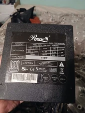Rosewill Gaming Desktop Power supply PSU 750w Fortress 750 80 PLUS Platinum