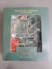 Waterford Baby's First Christmas 2003 Ornament Baby Carriage