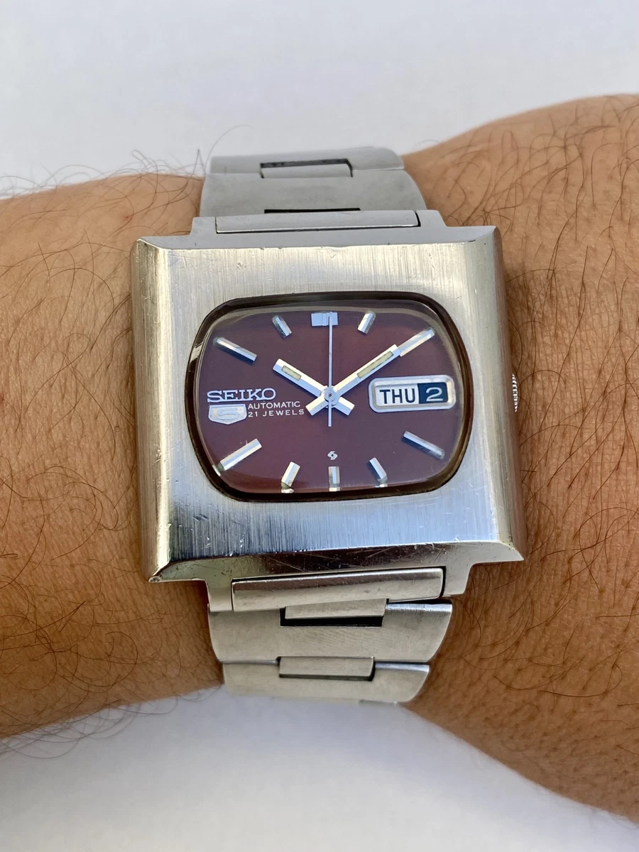 Seiko 5 Men Rectangle Wristwatches for sale - eBay