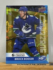 2021-22 Upper Deck Ice Sub Zero Gold BROCK BOESER /8 #SZ-4 - Canucks