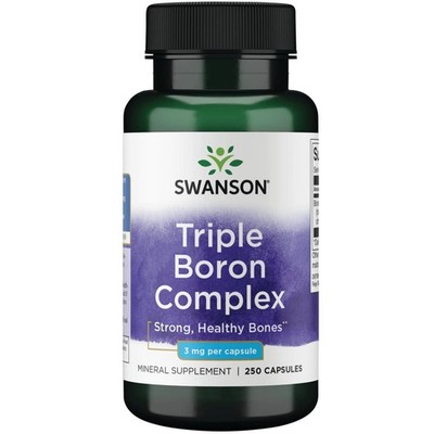 Swanson Triple Boron Complex Bone & Joint Health Support 250 Capsules | Dietary