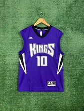 Vintage NBA Sacramento KINGS Nik STAUSKAS #10 Basketball Jersey S Purple