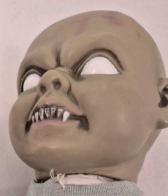 The Wiggler Zombie Baby Doll 2011 Spirit Halloween Rare Creepy Prop