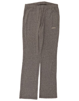 Asics Mens Tracksuit Trousers Large  Grey Flecked Cotton DF08