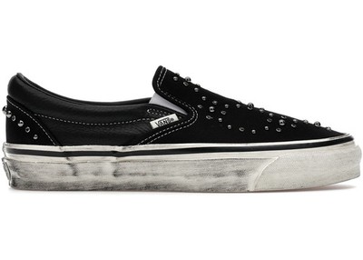 Size 9.5M/11W - Vans LX Classic Slip-On 98 Pearlized Pack Blackout VN000D9PBKA