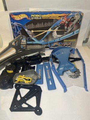 Vintage Hot Wheels Robo Wheels Extreme Half Pipe, Komplett mit Auto